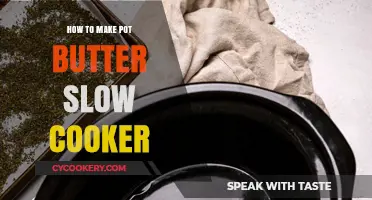 Making Pot Butter: Slow Cooker Method