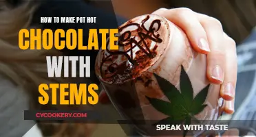 Creating a Buzz: Infusing Hot Chocolate with Cannabis Stems