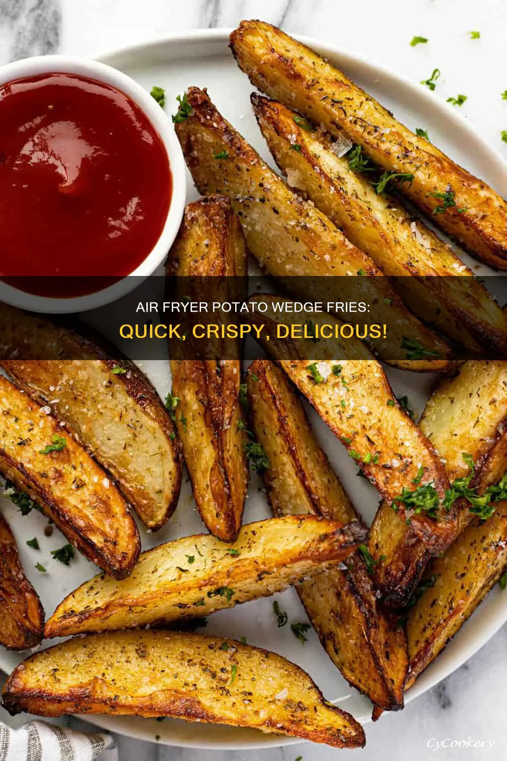 how to make potato wedge fries in air fryer