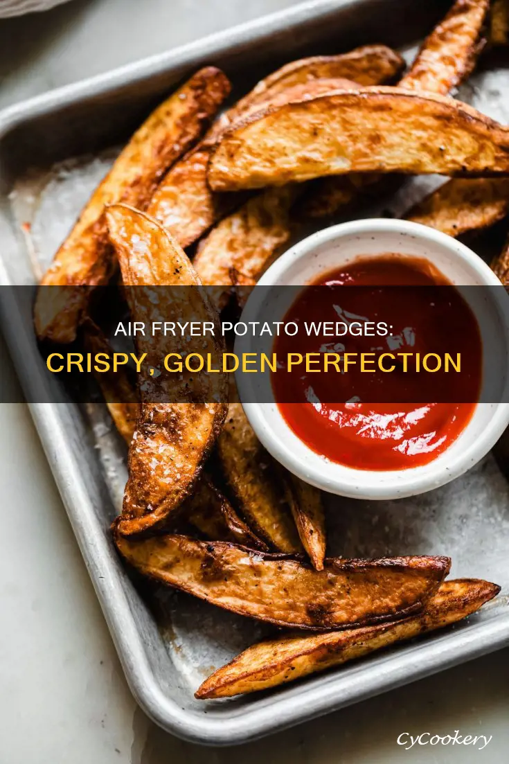 how to make potato wedges crispy in air fryer