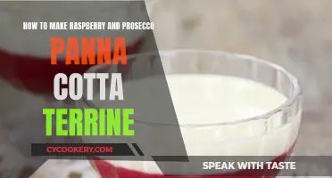 Creating a Raspberry and Prosecco Panna Cotta Terrine