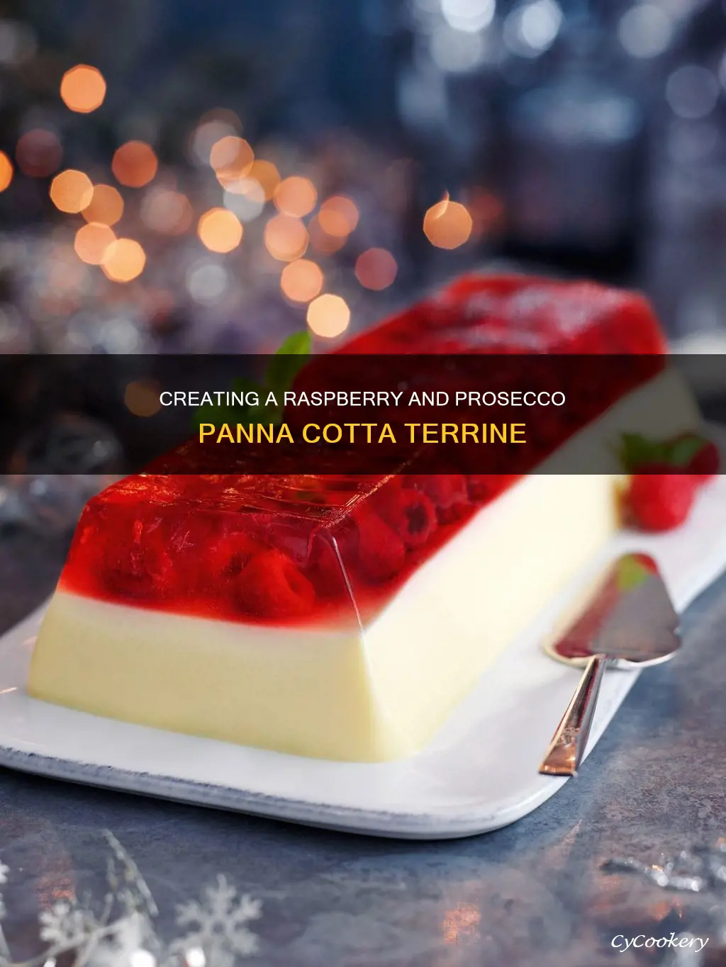 how to make raspberry and prosecco panna cotta terrine