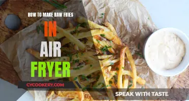 Making Raw Fries in an Air Fryer: A Quick, Easy Treat