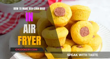 Air-Fried Red Corn Dogs: A Quick, Tasty Treat