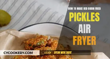 Air Fryer Red Robin-Style Fried Pickles: A Tasty Treat