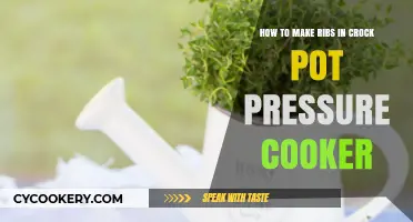 Tender, Juicy Ribs: Crock Pot Pressure Cooker Perfection