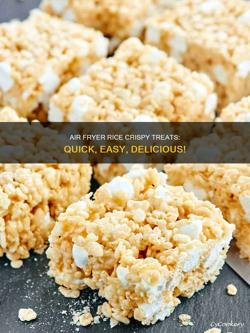 how to make rice crispy treats in air fryer