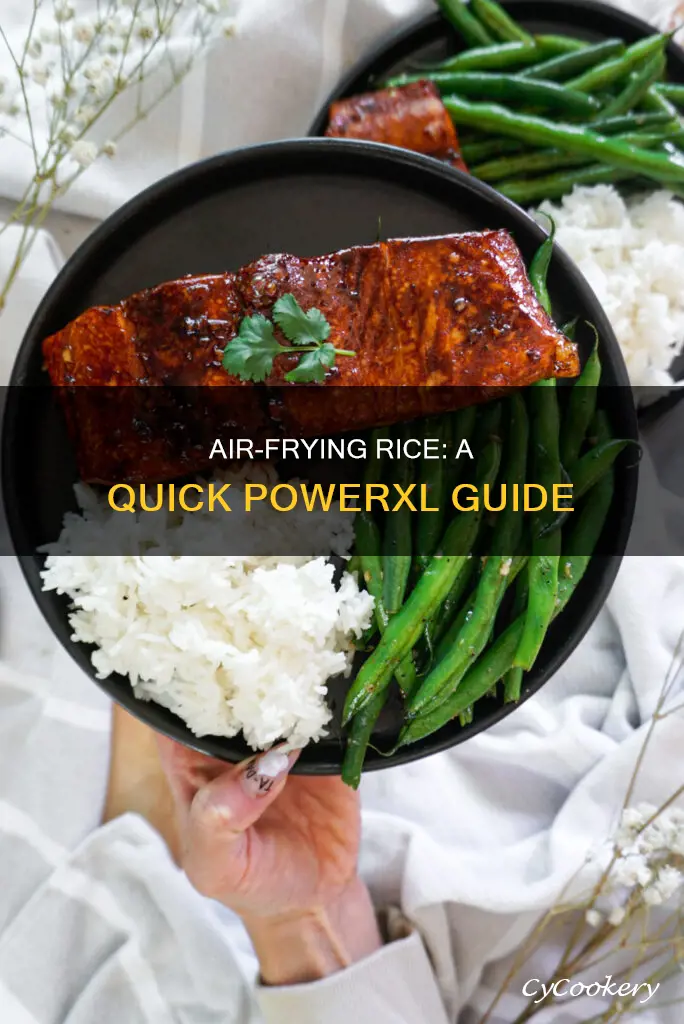 how to make rice in powerxl air fryer