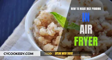 Air-Fried Rice Pudding: A Quick, Easy, and Delicious Treat