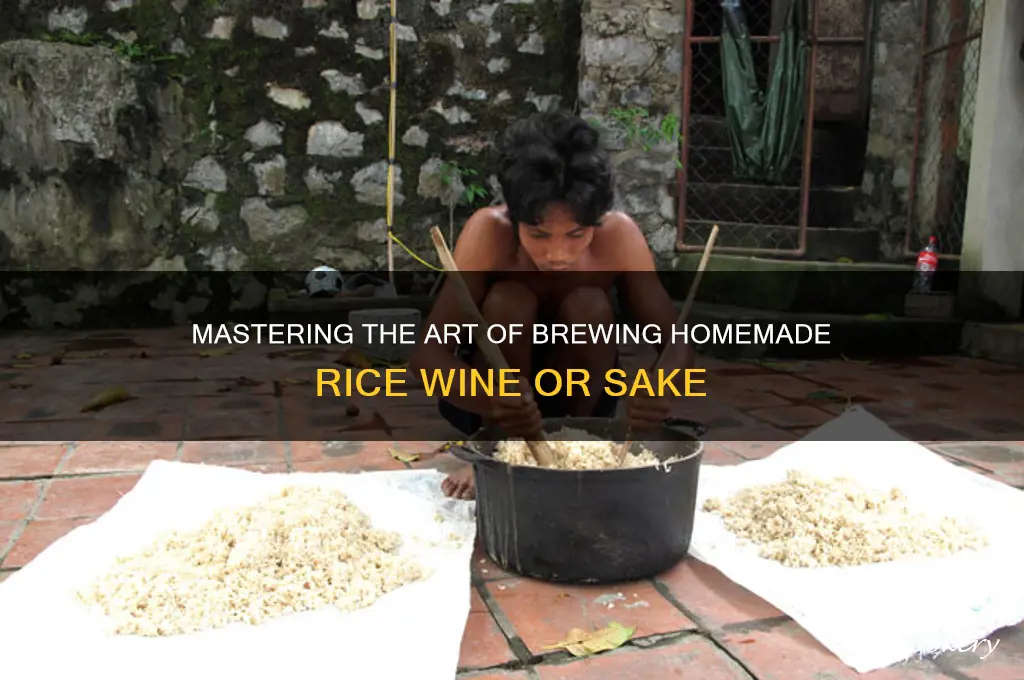 how to make rice wine or sake