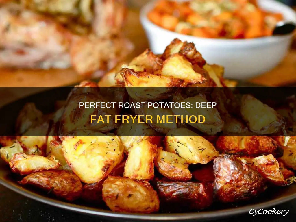 how to make roast potatoes in a deep fat fryer