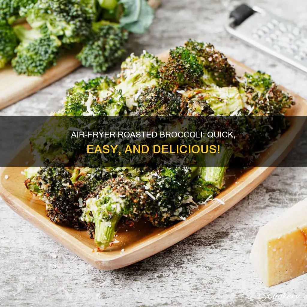 how to make roasted broccoli in the air fryer