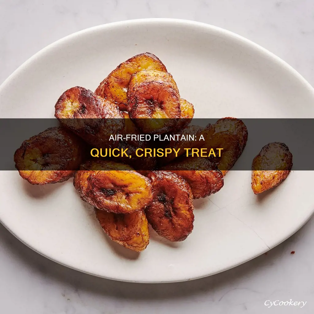 how to make roasted plantain with air fryer