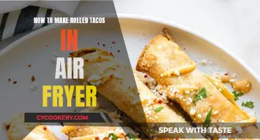 Air-Fryer Rolled Tacos: Quick, Easy, and Delicious!