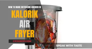 Make Rotisserie Chicken in Your Kalorik Air Fryer