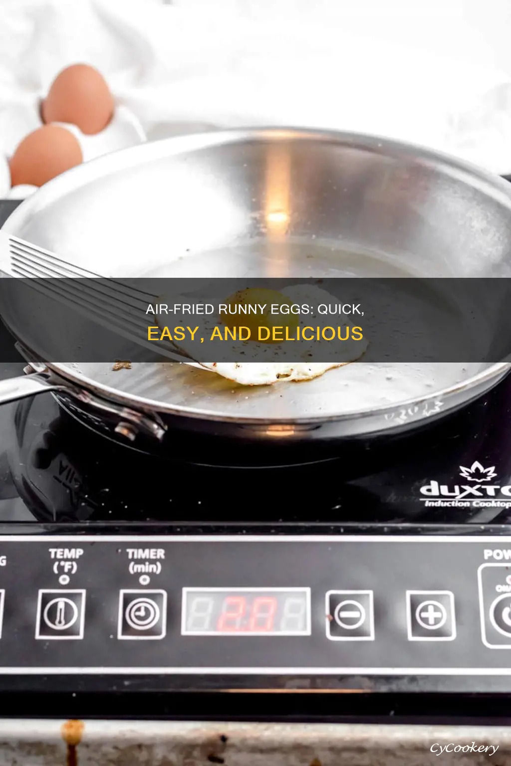 how to make runny eggs in air fryer