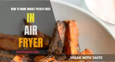 Air-Fryer Russet Potato Fries: Quick, Crispy, and Delicious!