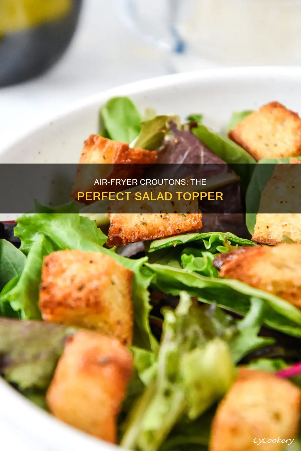 how to make salad croutons in air fryer