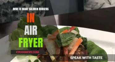 Air-Fried Salmon Burgers: Quick, Easy, and Delicious!