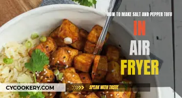 Air-Fried Salt and Pepper Tofu: Quick, Crispy, Delicious!