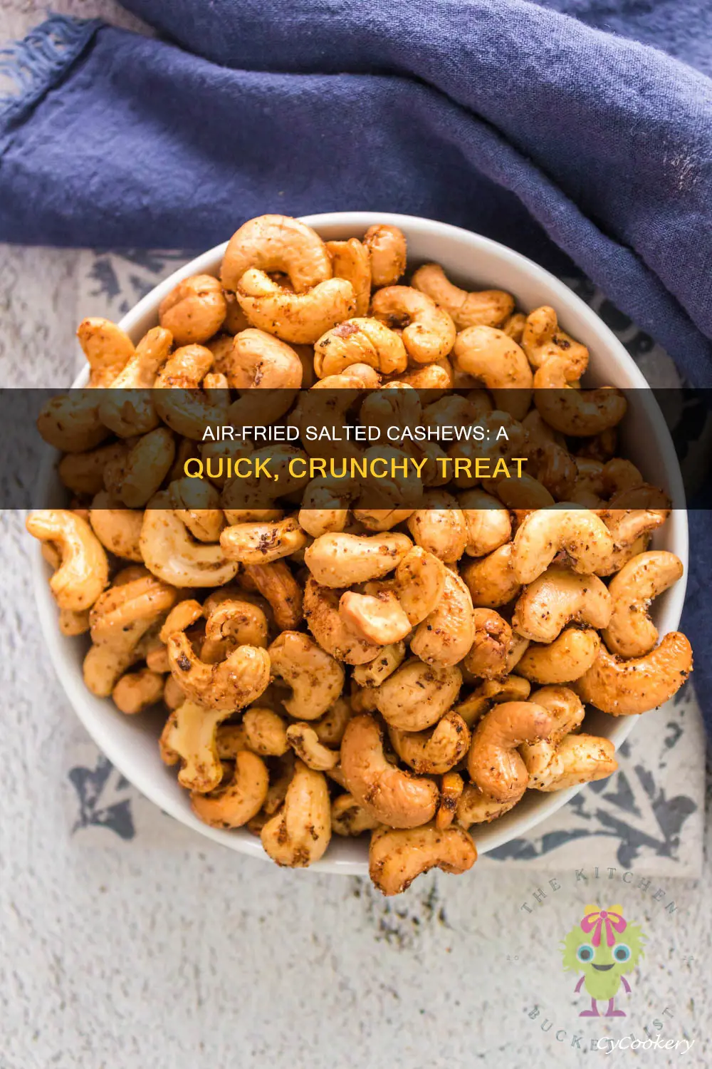 how to make salted cashews in air fryer