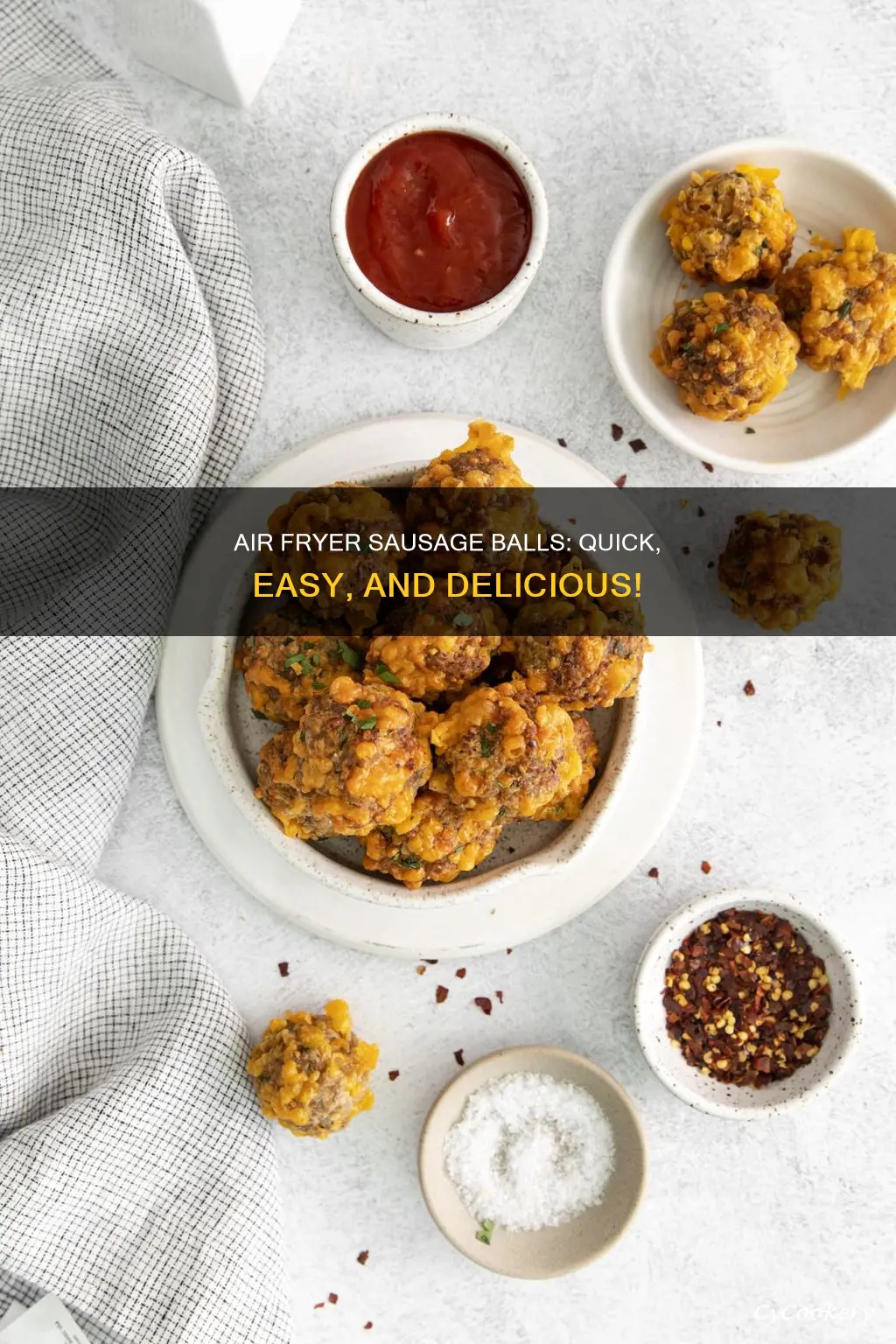 how to make sausage balls in air fryer