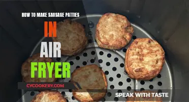 Air-Fryer Sausage Patties: Quick, Easy, and Delicious!