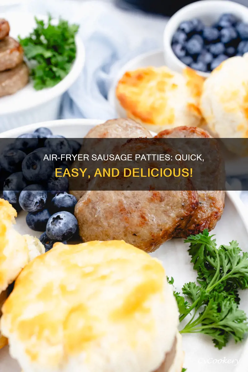 how to make sausage patties in air fryer