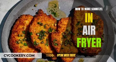 Air-Fried Schnitzel: A Quick, Crispy Delight