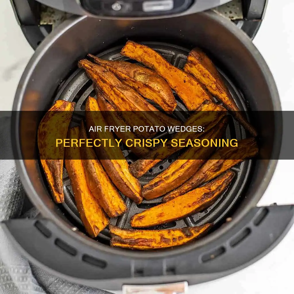 how to make seasoned potato wedges in air fryer