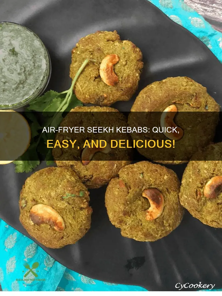 how to make seekh kabab in air fryer