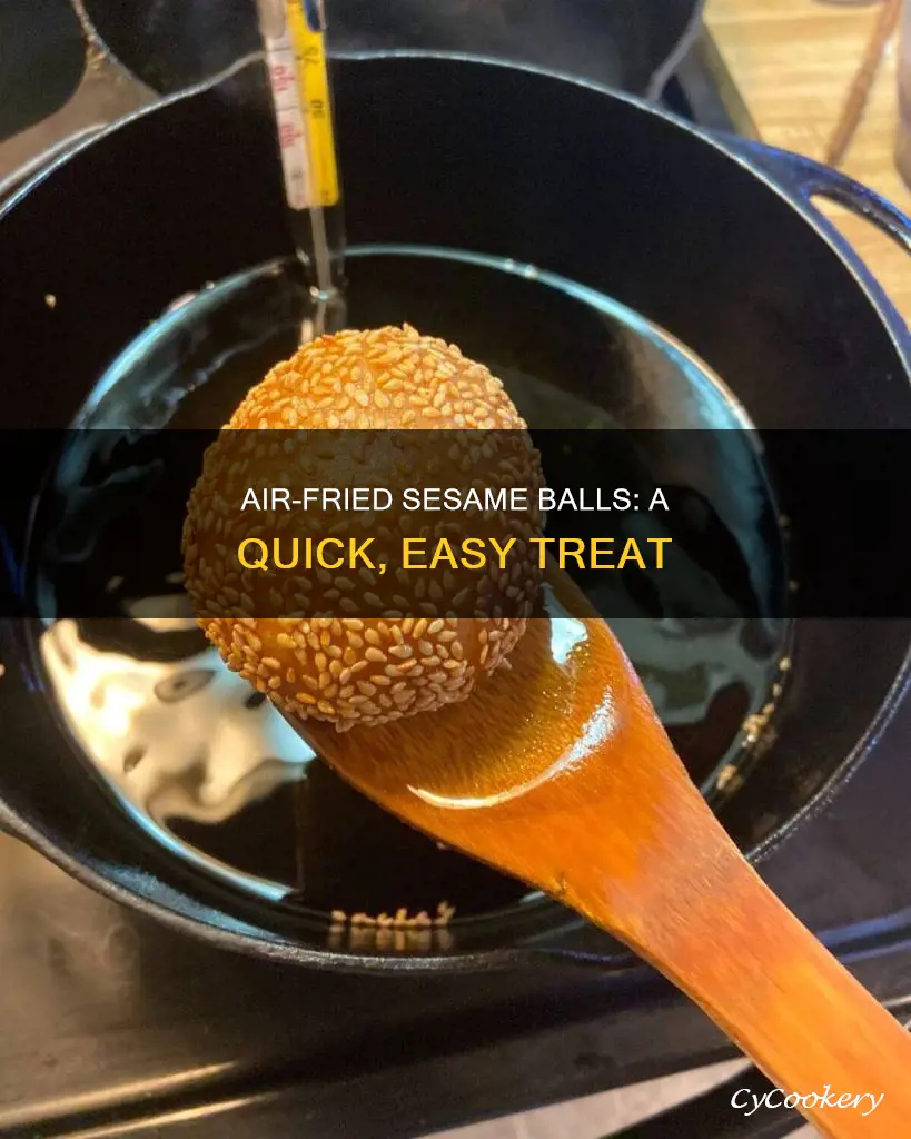 how to make sesame balls in air fryer