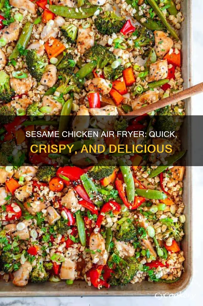 how to make sesame chicken air fryer