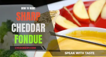 Creating a Classic: Sharp Cheddar Fondue