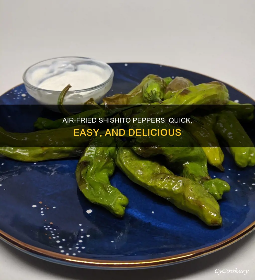 how to make shishito peppers air fryer