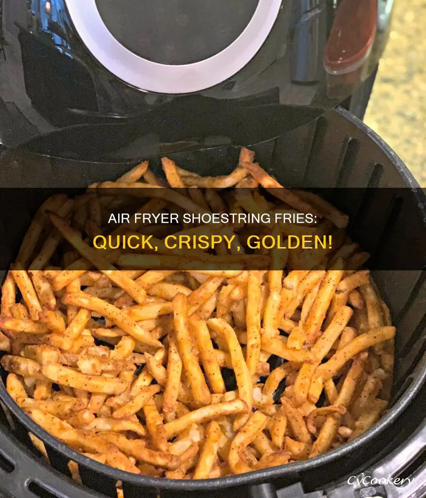 how to make shoestring fries in air fryer