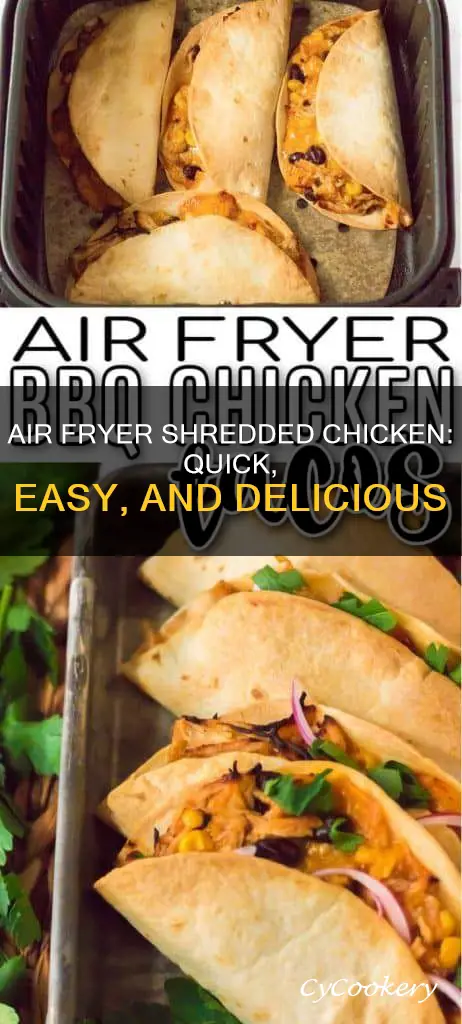 how to make shredded chicken air fryer