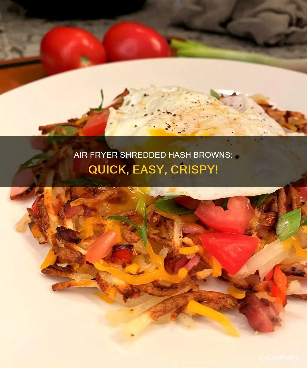 how to make shredded hash browns in air fryer