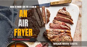 Air-Fried Sirloin Steak: A Quick and Easy Recipe