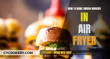 Air-Fried Smash Burgers: Quick, Crispy, and Juicy