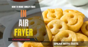 Air-Fryer Smiley Fries: Quick, Crispy, Golden Goodness!