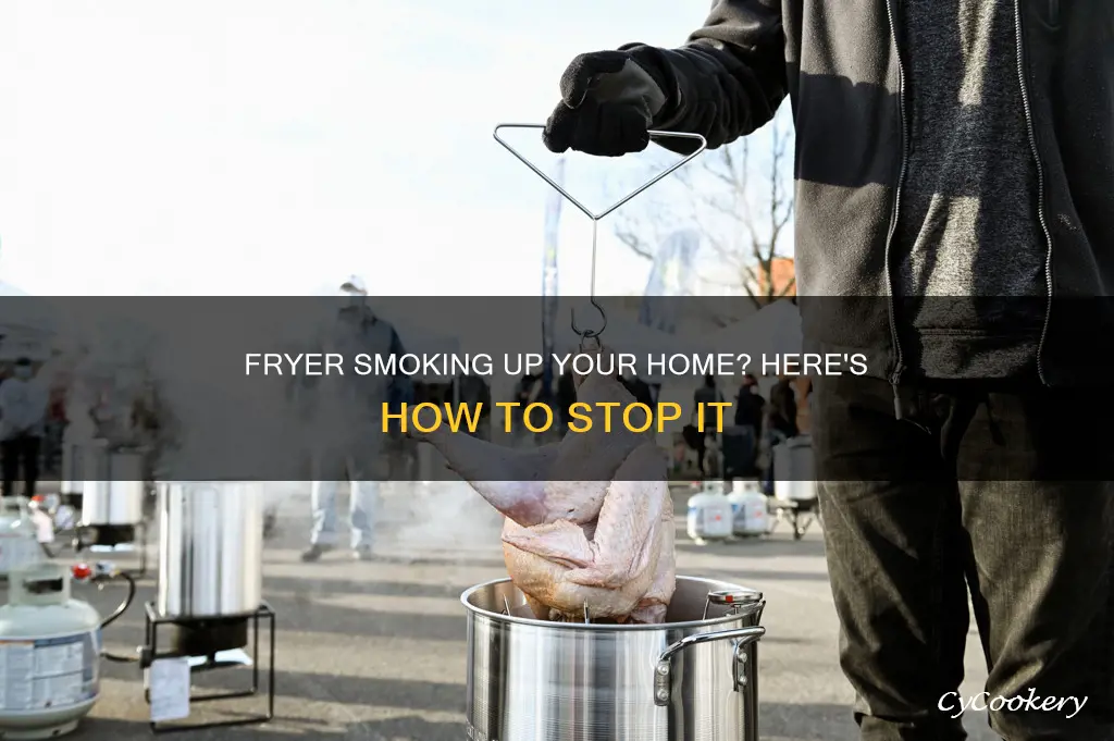 how to make smoke from deep fryer go in apt