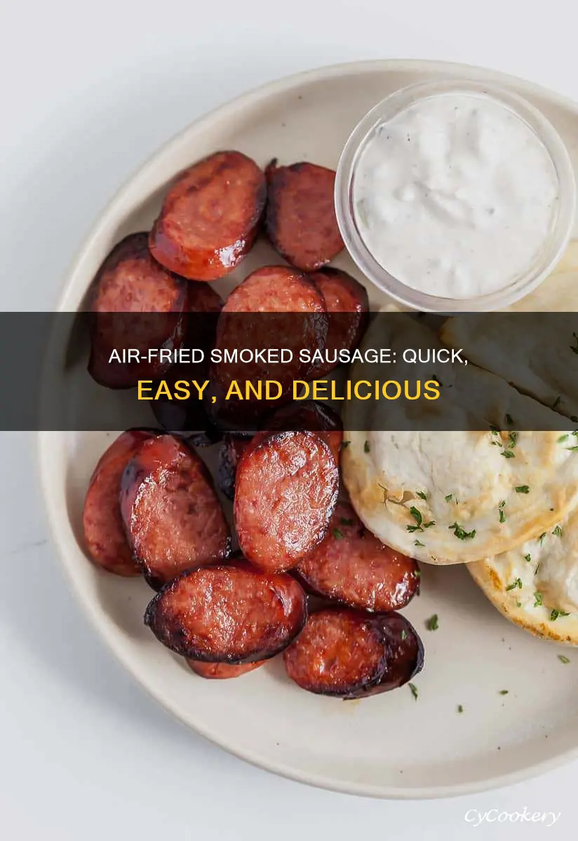 how to make smoked sausage in air fryer