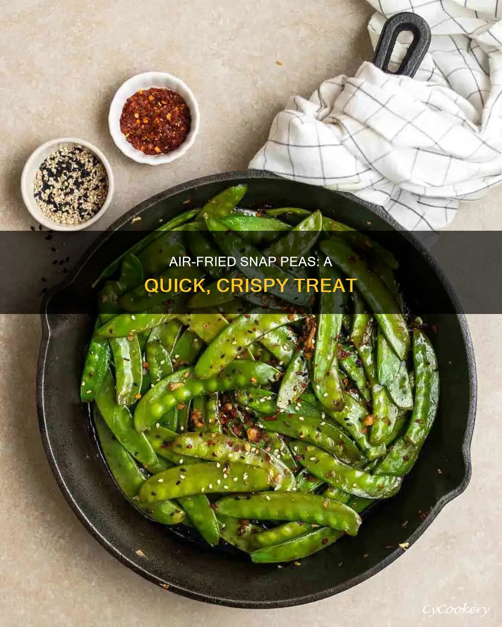 how to make snap peas in air fryer