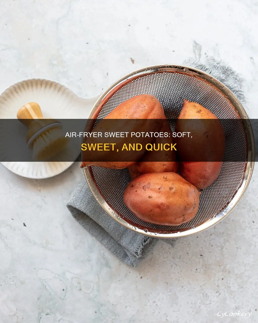 how to make soft sweet potatoes in air fryer