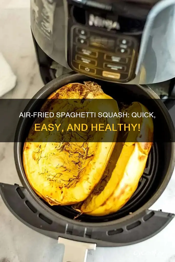 how to make spaghetti squash air fryer