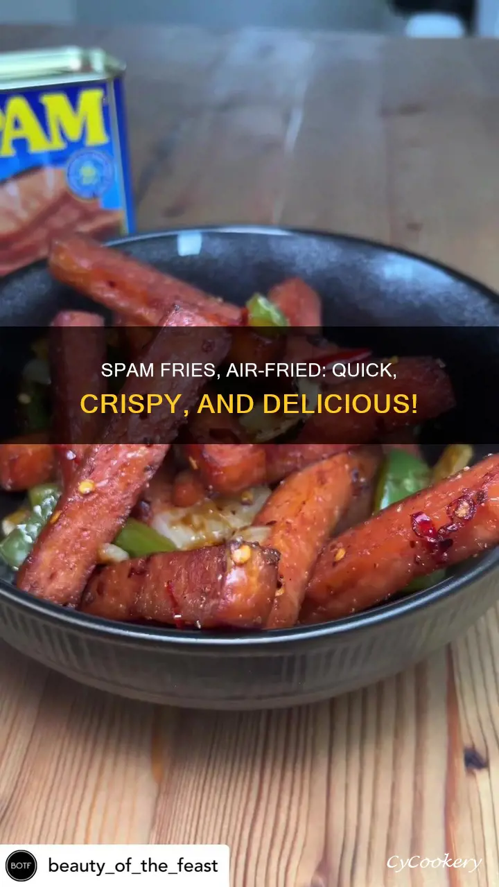 how to make spam fries using air fryer