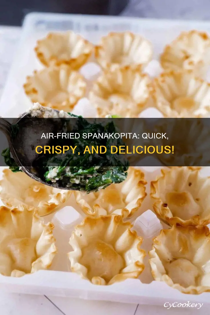 how to make spanakopita in air fryer