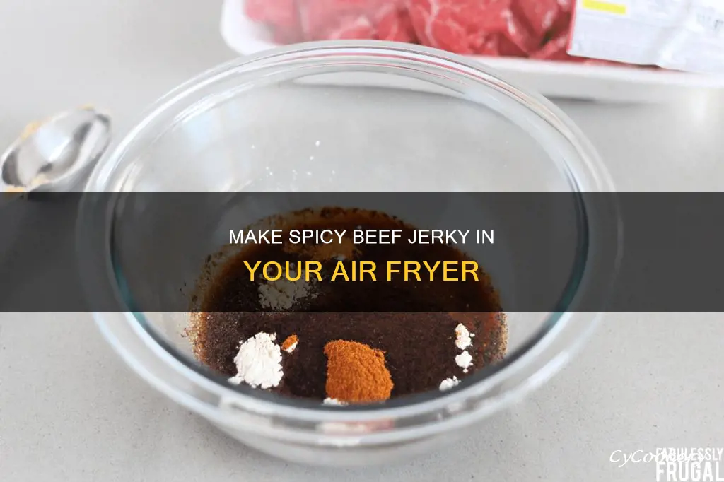 how to make spicy beef jerky in air fryer