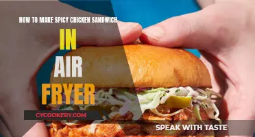 Air-Fried Spicy Chicken Sandwich: A Quick, Crispy Treat